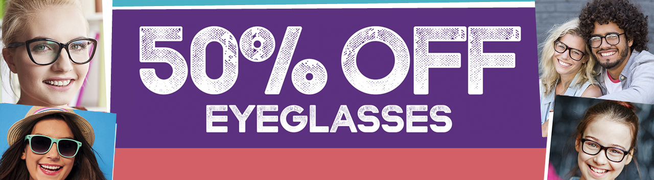 50 off eyeglasses